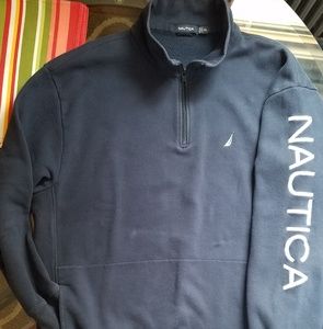 Half zip XXL Nautica sweatshirt with large pocket